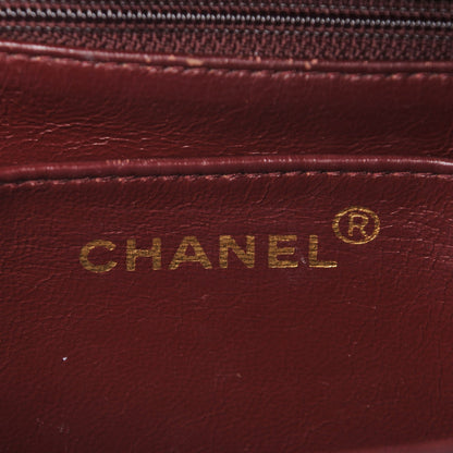 Chanel Lambskin Horizontal Quilted Small Single Flap Navy 6 of 23