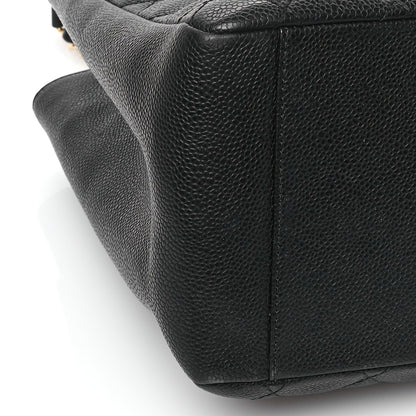 Chanel Caviar Quilted Grand Shopping Tote GST Black 9 of 10