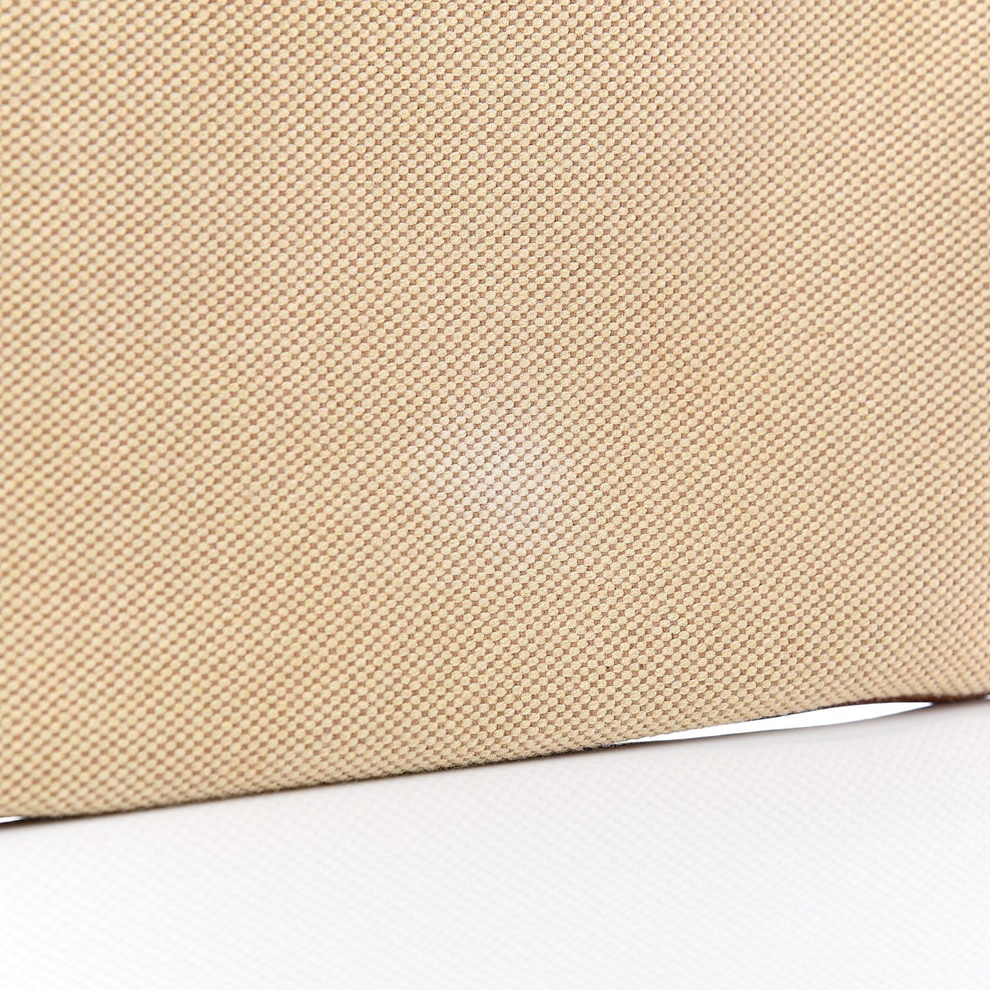 Vintage Canvas Web Pouch Sand Cuir
