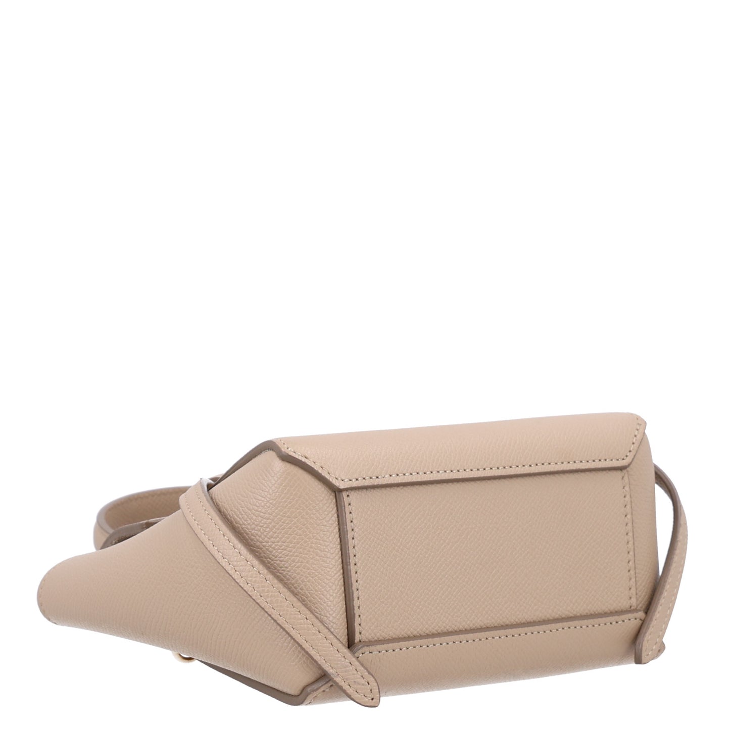 Grained Calfskin Pico Belt Bag Light Taupe