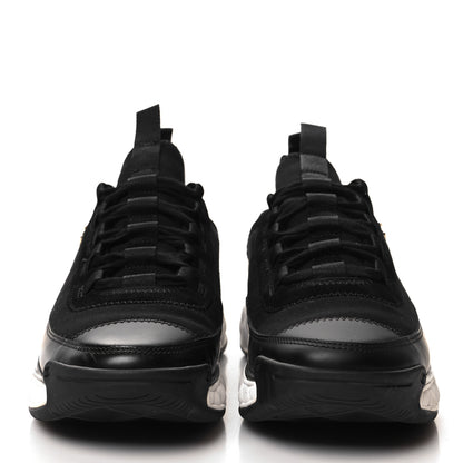 Chanel Velvet Calfskin Mixed Fibers CC Sneakers 38 Black 2 of 9