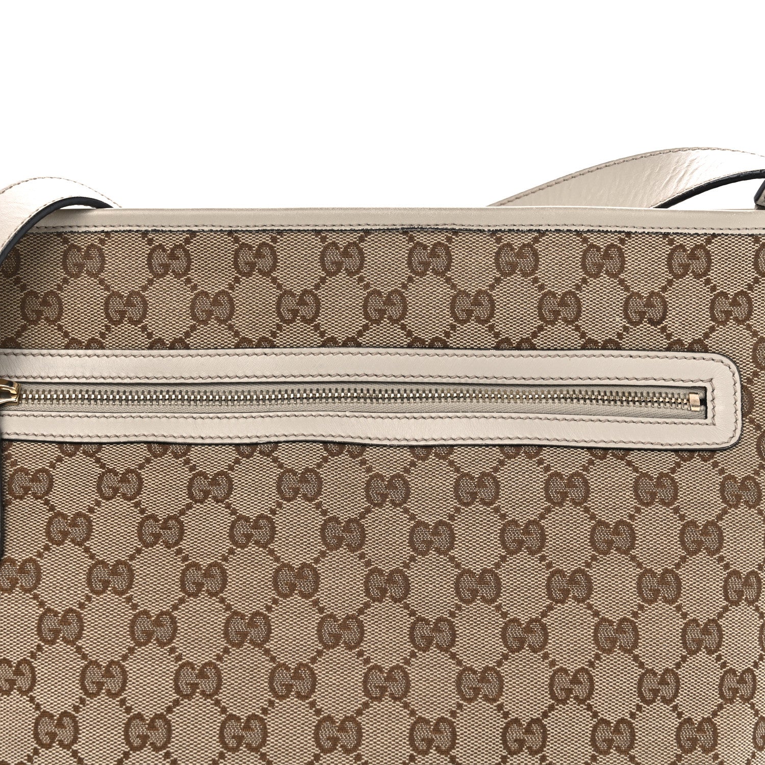 Gucci Monogram Messenger Bag Off White 8 of 12