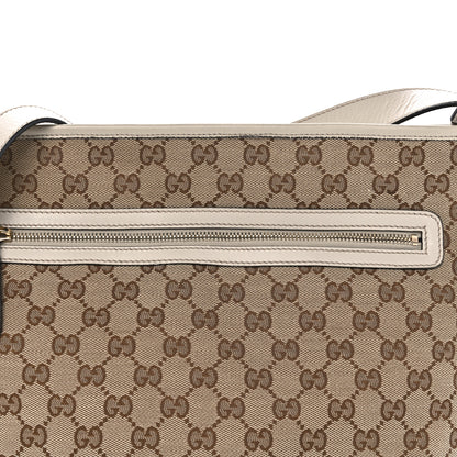 Gucci Monogram Messenger Bag Off White 8 of 12