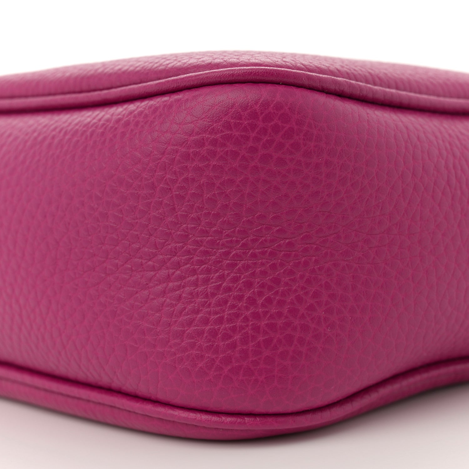Gucci Pebbled Calfskin Small Soho Disco Bag Bright Bouganville 10 of 10