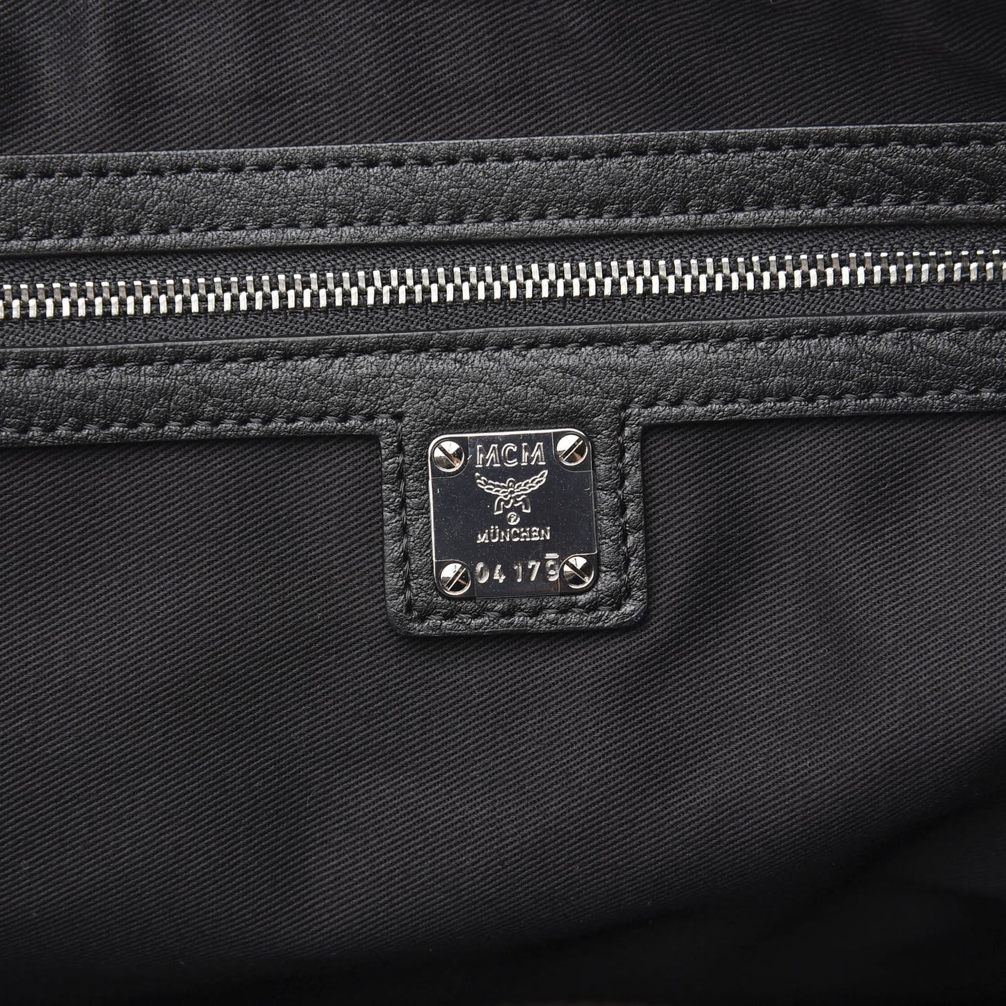 Calfskin Ottomar Monogram Medium Klara Shopper Tote Black