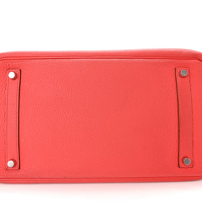 Hermes Taurillon Clemence Birkin 35 Rose Jaipur 25 of 30