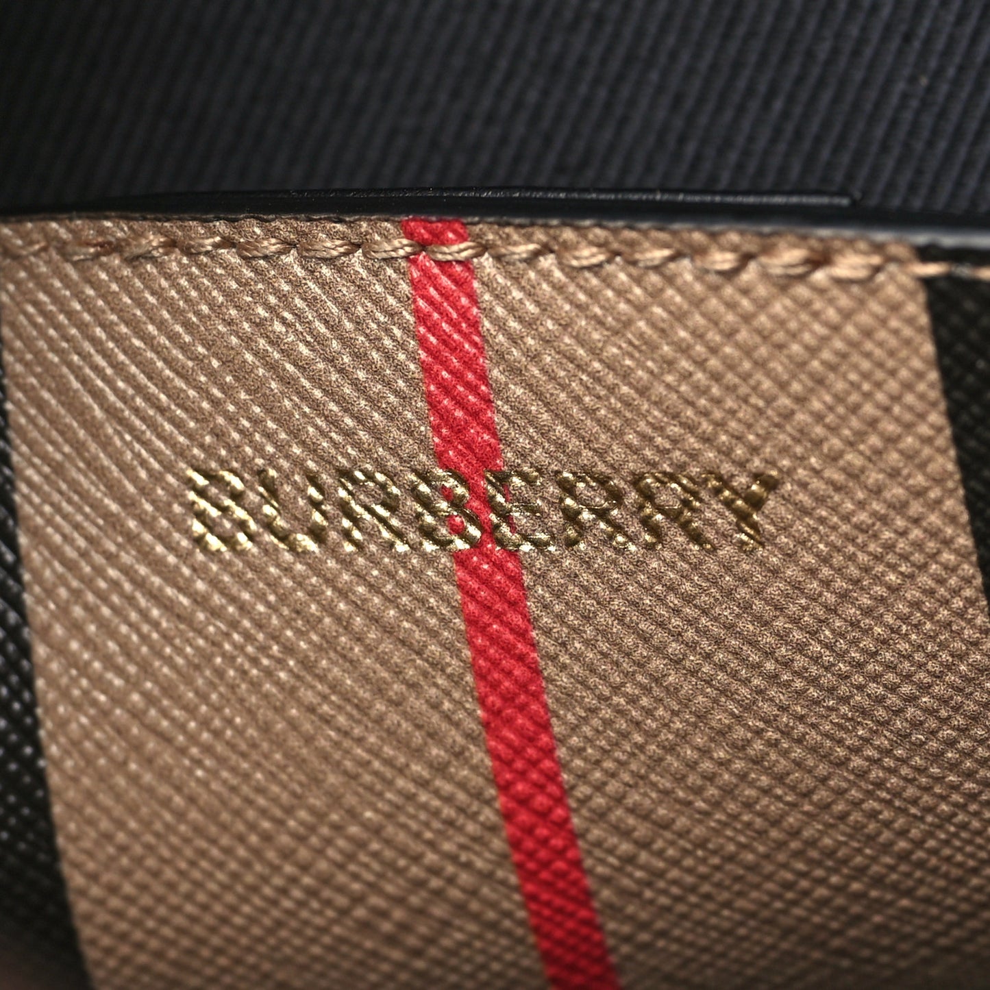 E-Canvas Stripe Book Tote Archive Beige