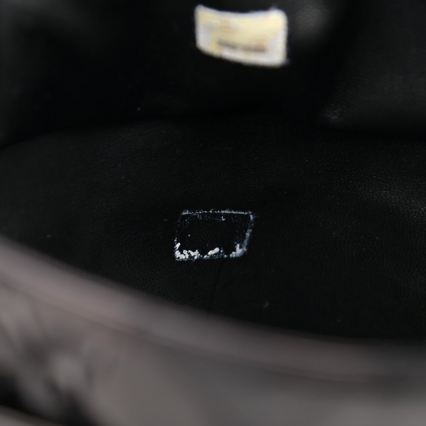 Patent Quilted CC Shoulder Bag Black