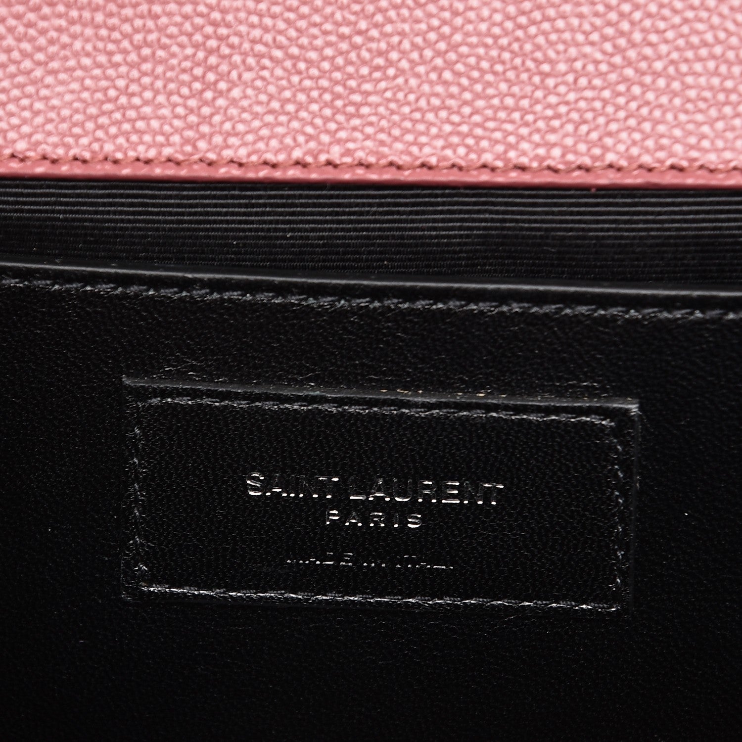 Saint Laurent Grain De Poudre Medium Classic Monogram Kate Satchel Mystic Rose 6 of 7