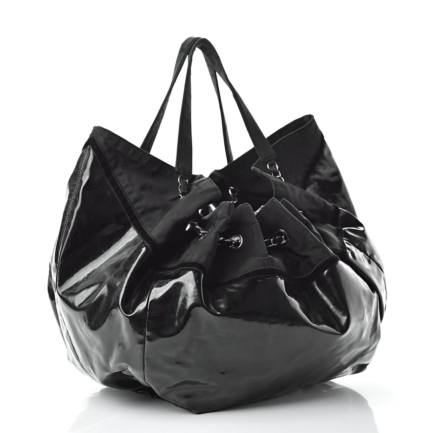 Vinyl Large Stretch Spirit Cabas Black
