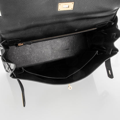 Hermes Ardennes Kelly Retourne 40 Black 6 of 21