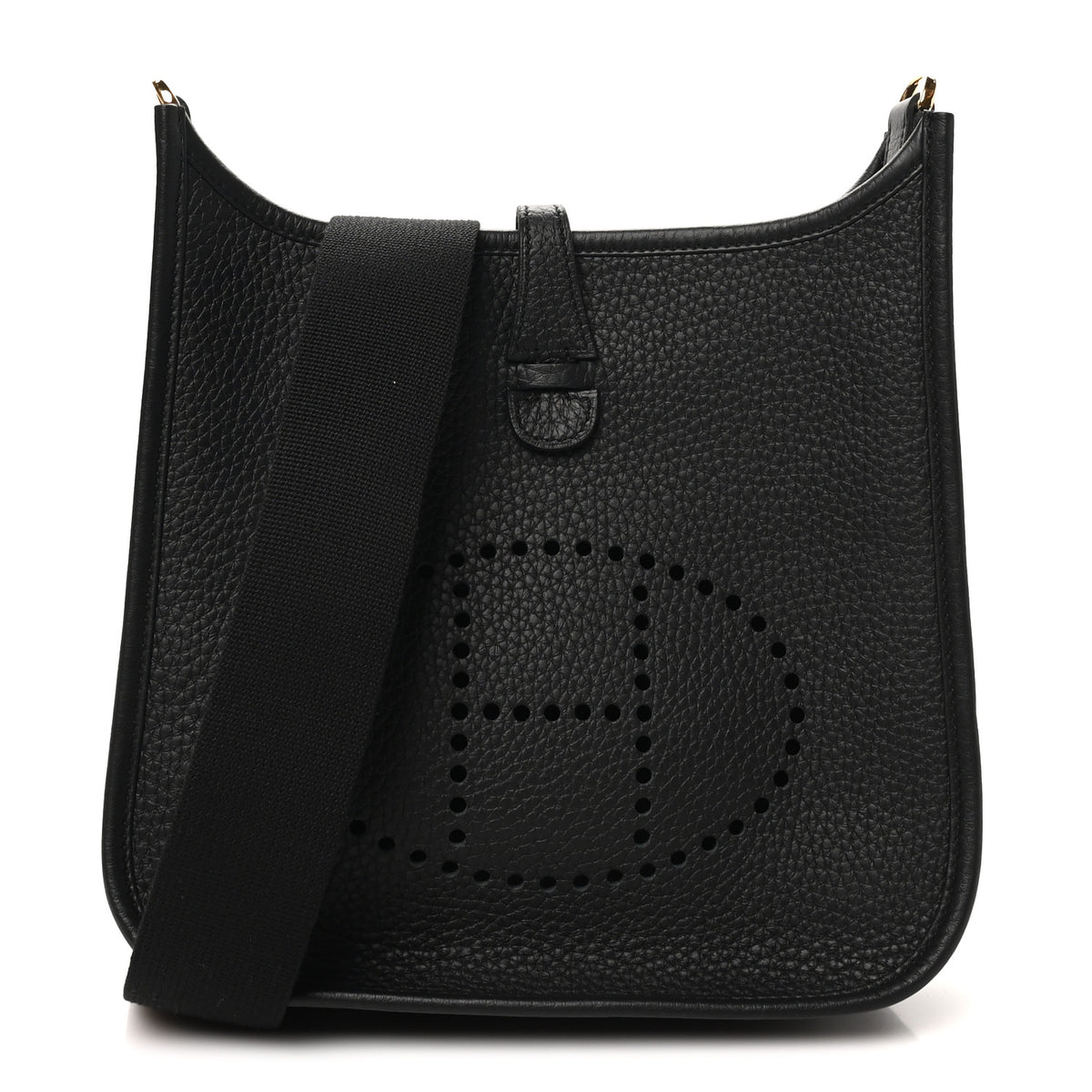 Hermes Taurillon Clemence Evelyne 23 Poche III Black 1 of 10