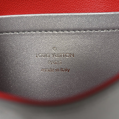 Louis Vuitton Metallic Lambskin Embossed Monogram Pochette Coussin Silver 11 of 19