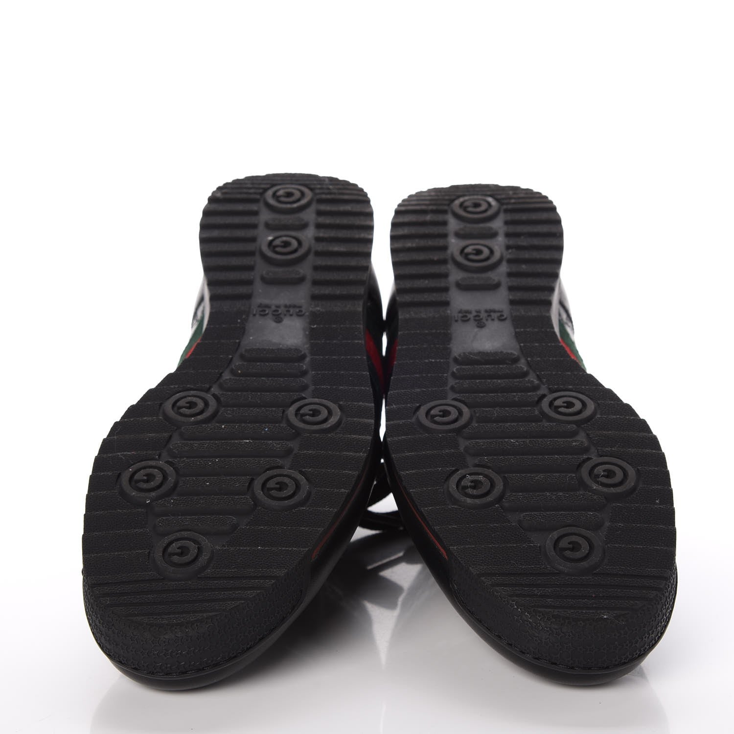 Gucci Guccissima Web Sneakers 7.5 Black 5 of 9