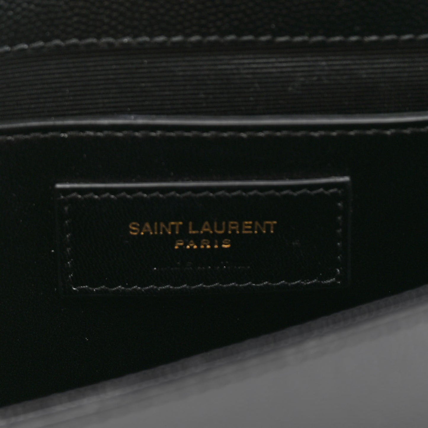 Grain De Poudre Classic Monogram Kate Clutch Black