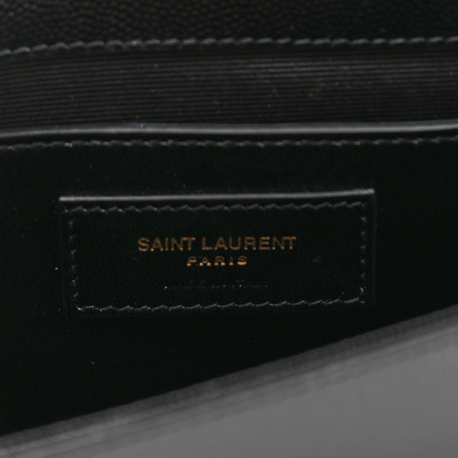 Saint Laurent Grain De Poudre Classic Monogram Kate Clutch Black 7 of 7