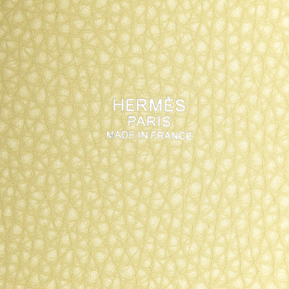 Hermes Taurillon Clemence Picotin Lock 18 PM Jaune Poussin 7 of 10