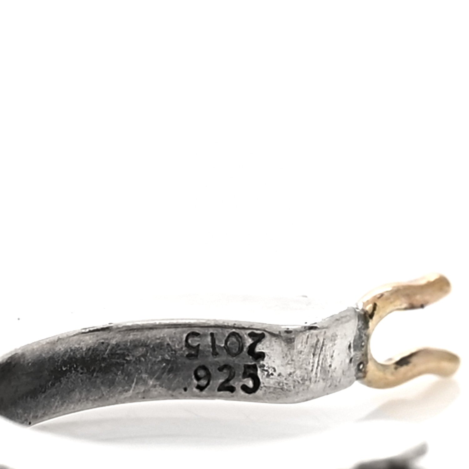 Chrome Hearts Sterling Silver Cross Small Hoop Earrings 1861953