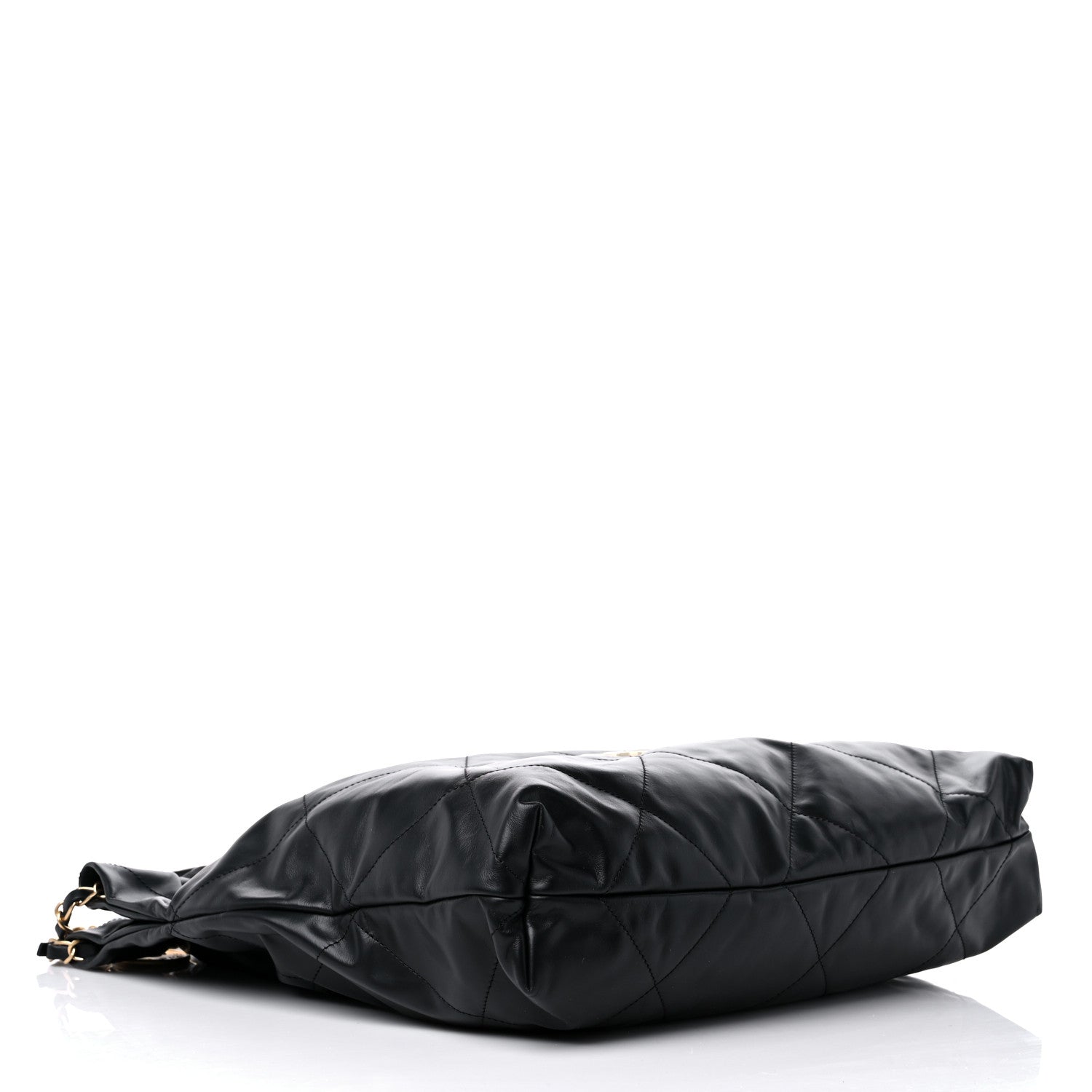Chanel Shiny Calfskin Quilted Chanel 22 Black White 5 of 10