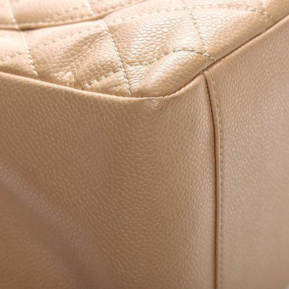 Chanel Caviar Quilted Grand Shopping Tote GST Beige Clair 10 of 11