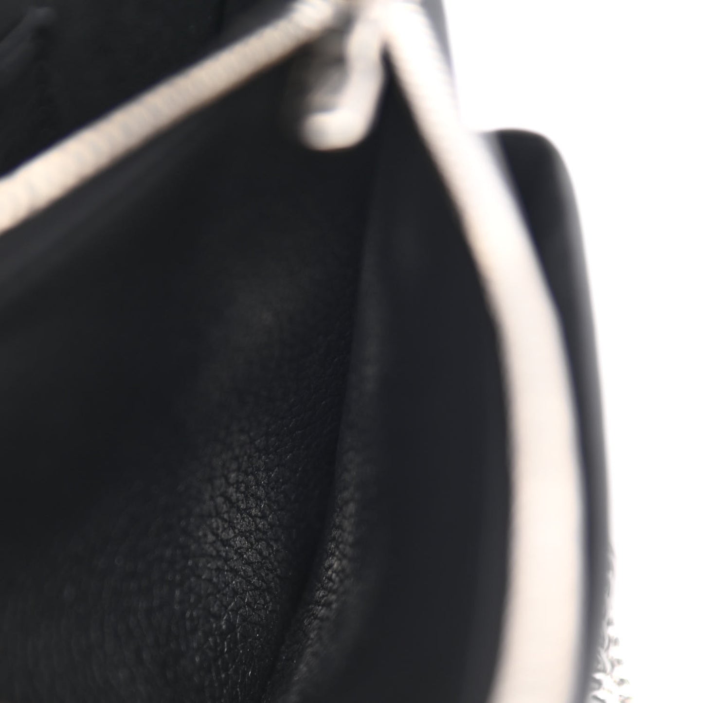 Soft Calfskin My Lockme Chain Pochette Black