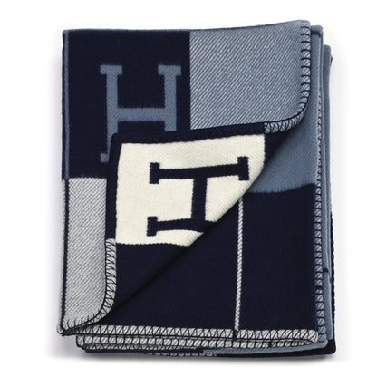 Hermes Wool Cashmere Avalon III Blanket Caban Ecru 2 of 3