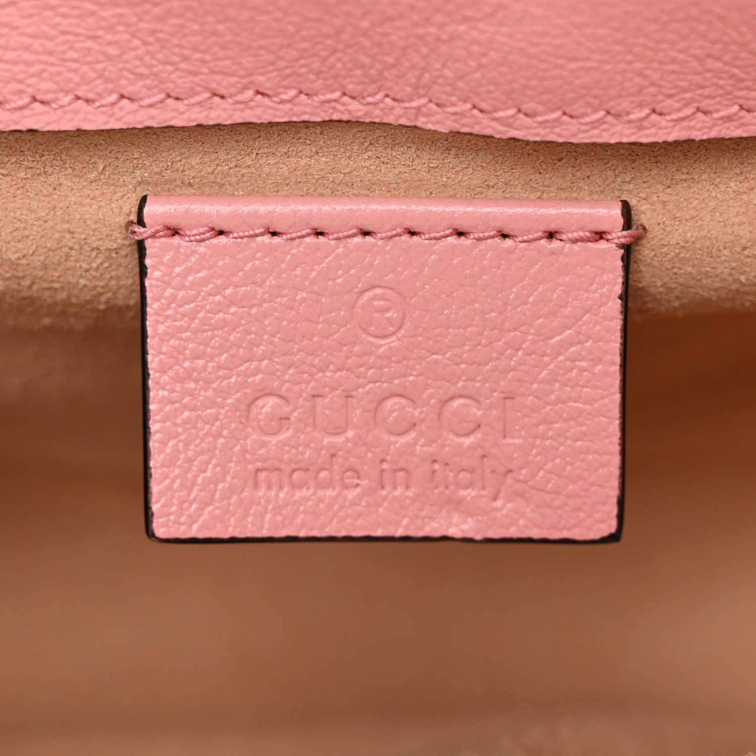 Gucci Azalea Calfskin Enamel Matelasse Diagonal Super Mini Torchon GG Marmont Shoulder Bag New Cherry Red Wild Rose 6 of 10