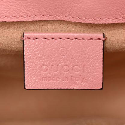 Gucci Azalea Calfskin Enamel Matelasse Diagonal Super Mini Torchon GG Marmont Shoulder Bag New Cherry Red Wild Rose 6 of 10