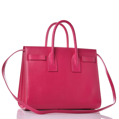 Saint Laurent Calfskin Small Sac De Jour Bubblegum 3 of 8