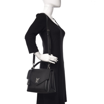 Louis Vuitton Soft Calfskin My Lockme Top Handle Black 2 of 11