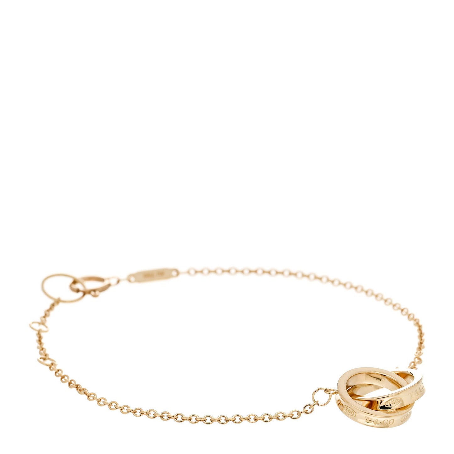 18K Yellow Gold 1837 Interlocking Circles Bracelet