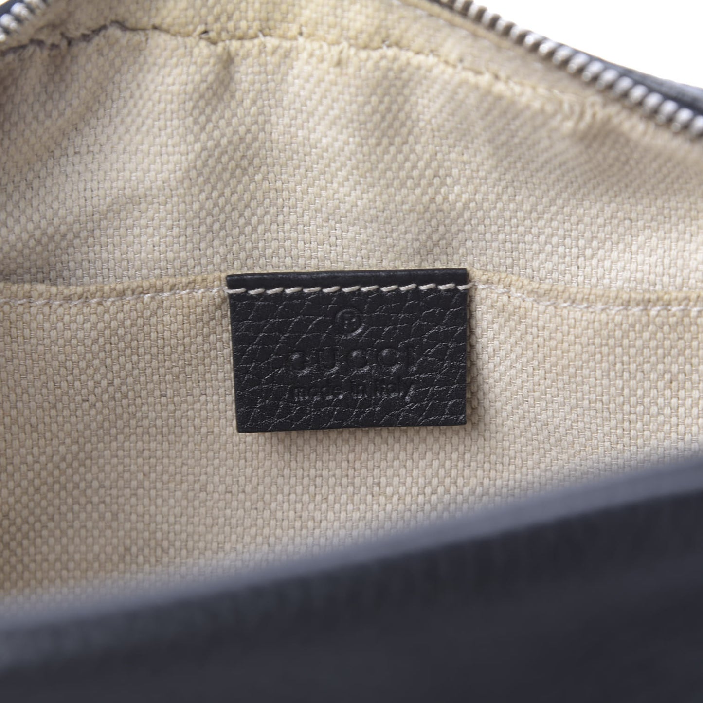 Pebbled Calfskin Small Soho Disco Bag Black
