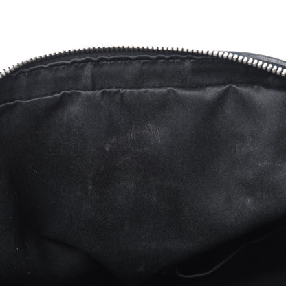 Saint Laurent Crocodile Embossed Patent Large Muse Black 12 of 17