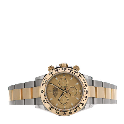 Rolex Stainless Steel 18K Yellow Gold 40mm Oyster Perpetual Cosmograph Daytona Watch Champagne 116503 2 of 5