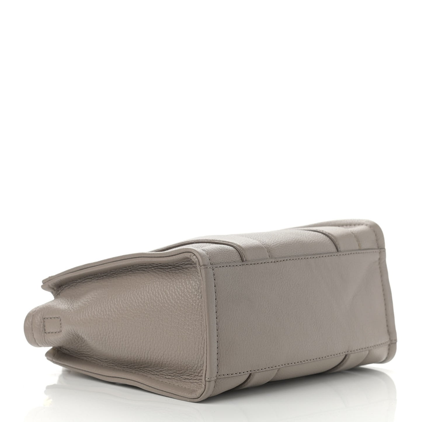 Grained Calfskin Small The Tote Bag Taupe