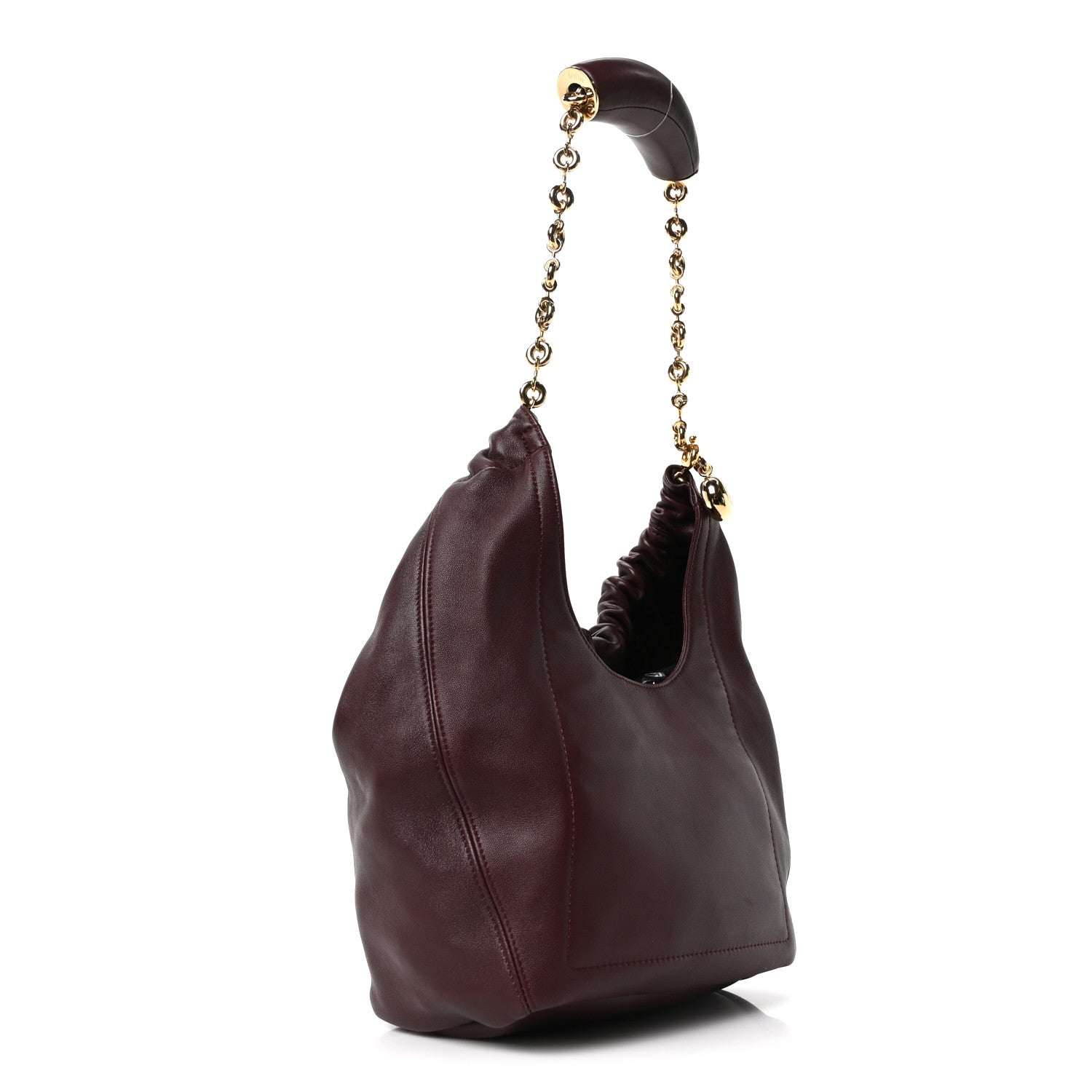 Loewe Buttery Nappa Lambskin Small Squeeze Bag Dark Burgundy 3 of 9