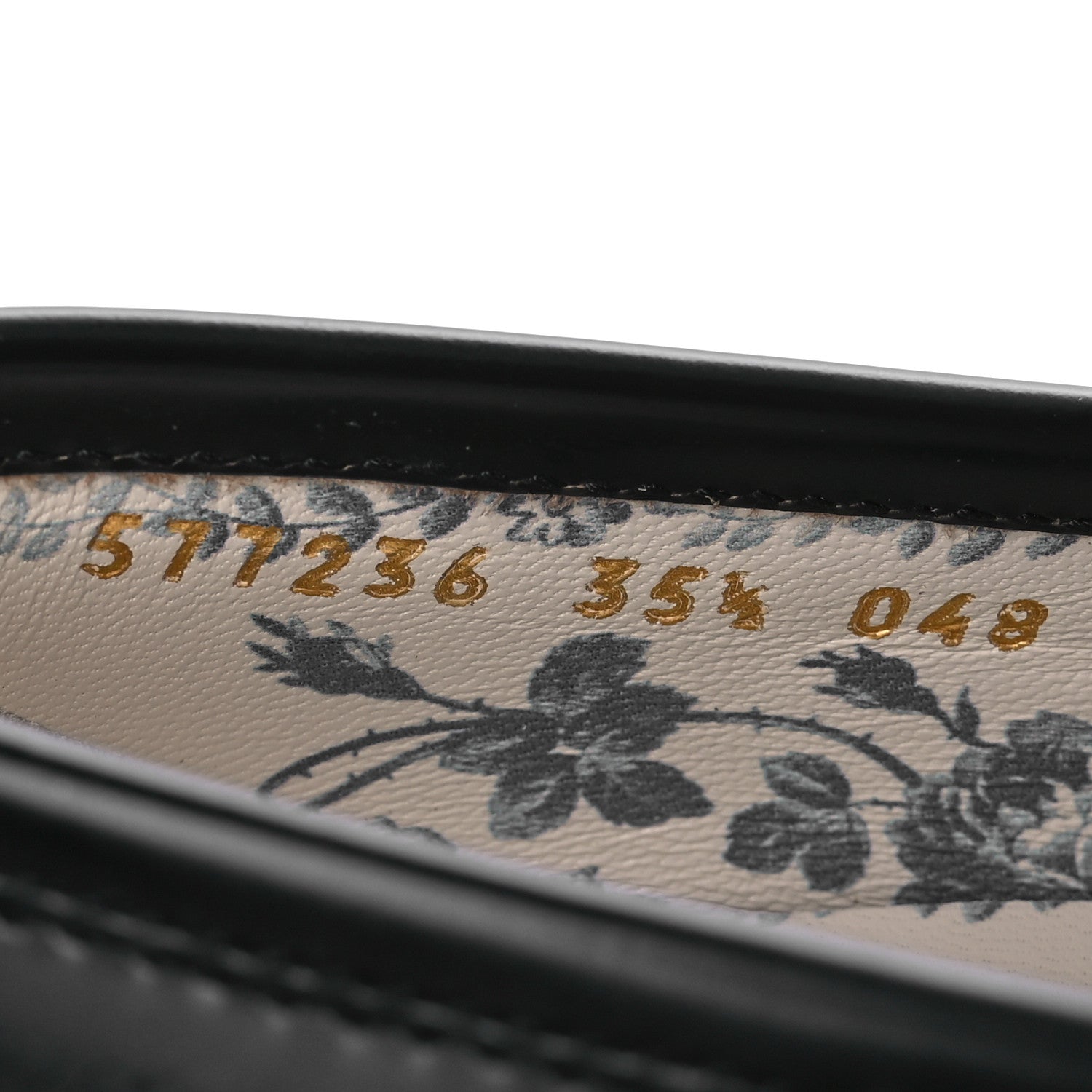 Gucci Cordovan Lux Womens Harald Horsebit 25mm Platform Loafers 35.5 Black 8 of 10