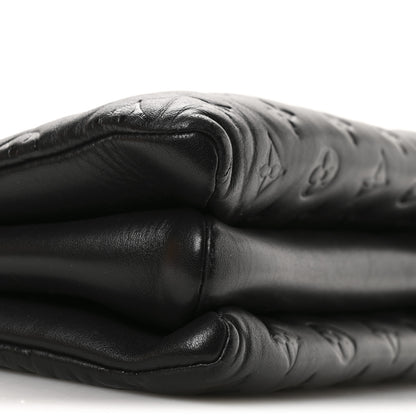 Louis Vuitton Lambskin Embossed Monogram Coussin PM Black Black 8 of 11
