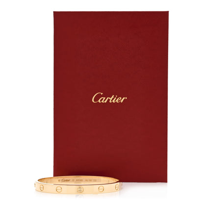 Cartier 18K Yellow Gold LOVE Bracelet 17 6 of 6