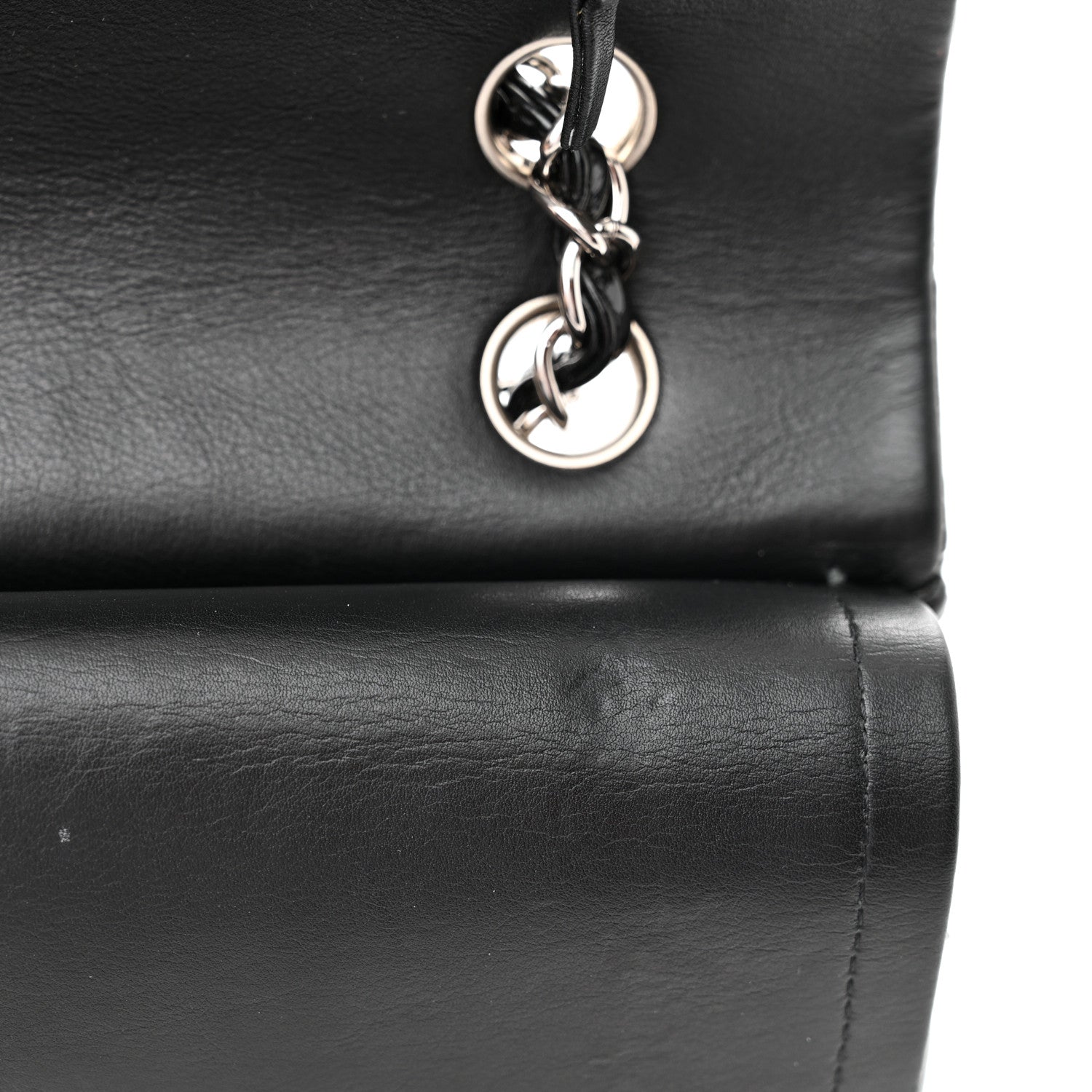 Chanel Patent Quilted Medium Double Flap Black 11 of 13
