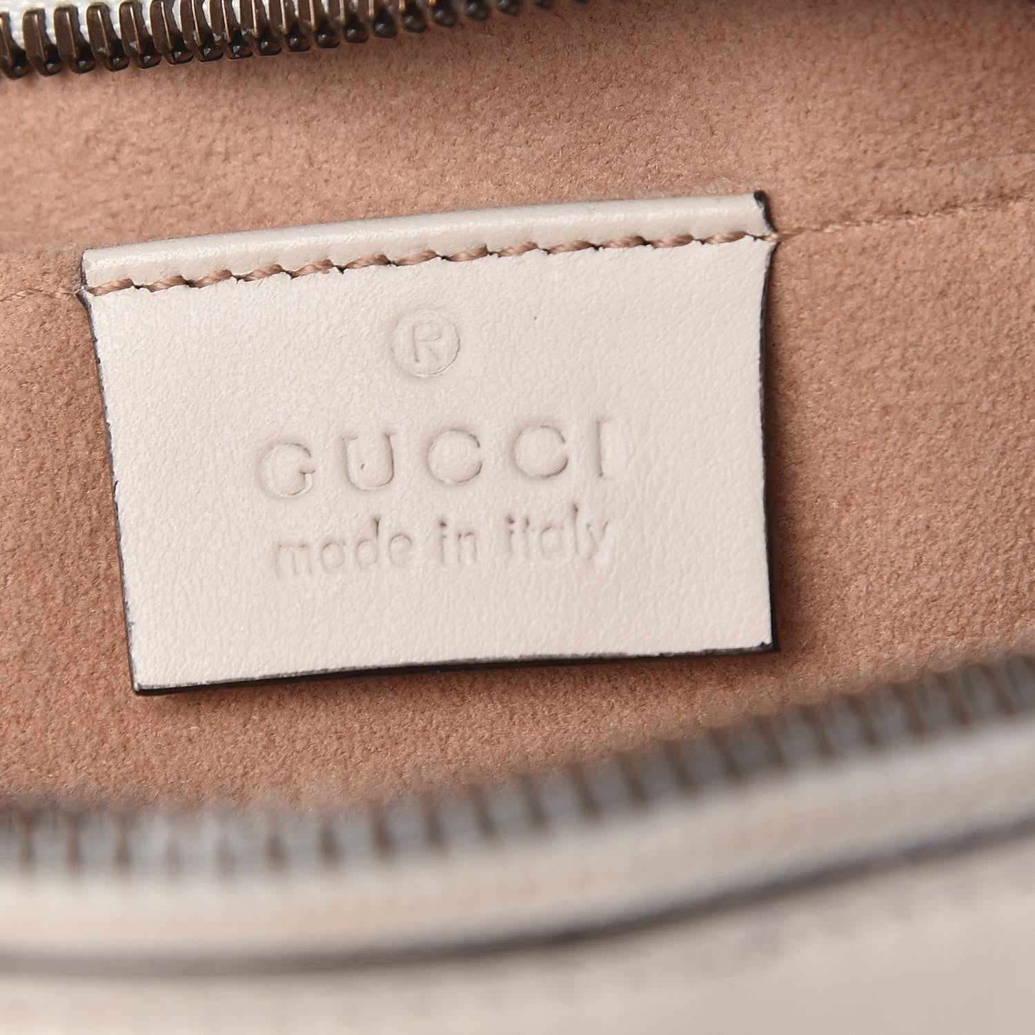 Gucci Calfskin Matelasse Small GG Marmont Chain Shoulder Bag White 8 of 11