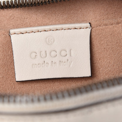 Gucci Calfskin Matelasse Small GG Marmont Chain Shoulder Bag White 8 of 11