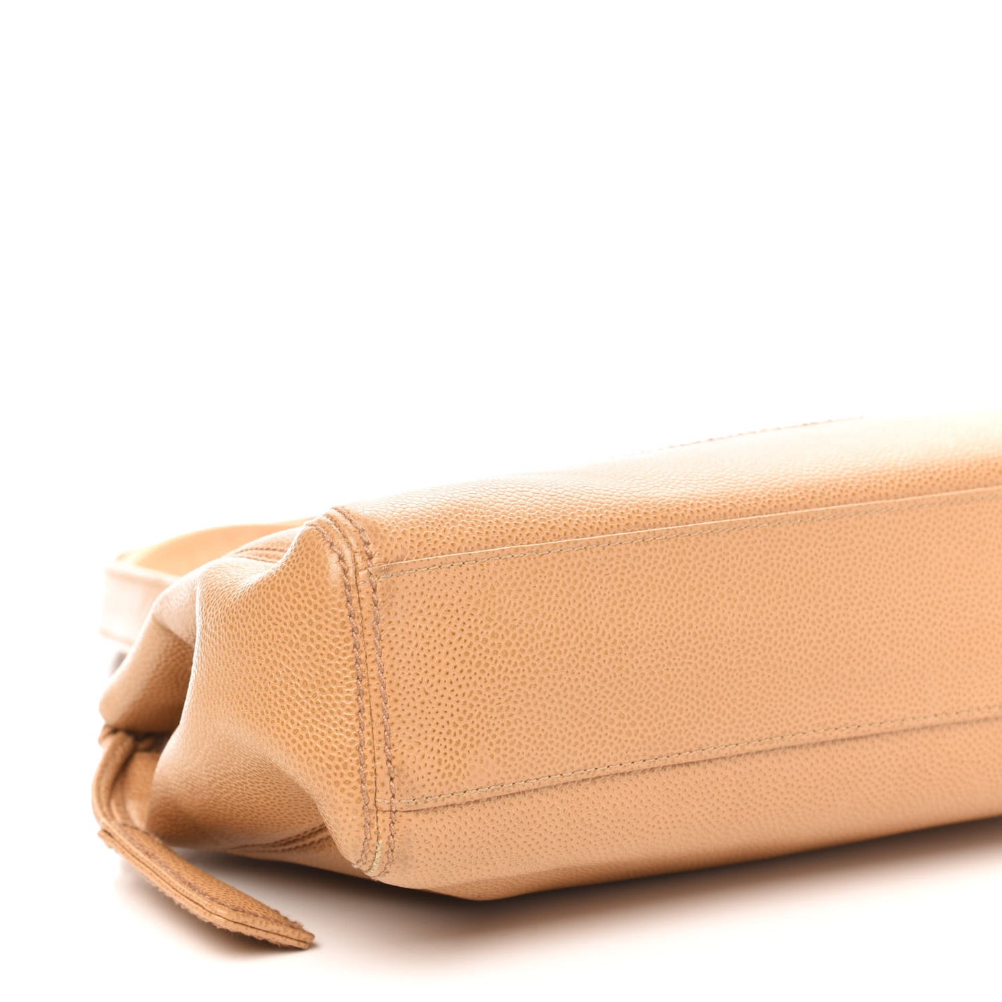 Caviar CC Shoulder Bag Beige