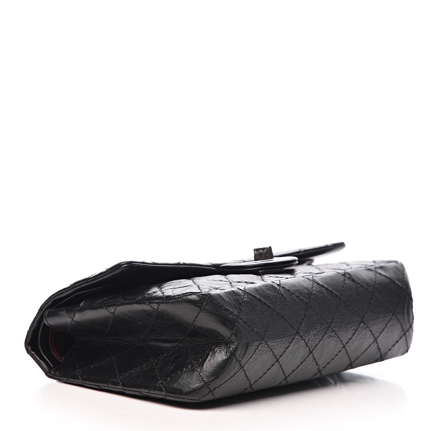 Chanel Aged Calfskin Quilted 2.55 Reissue 225 Flap Black 4 of 10