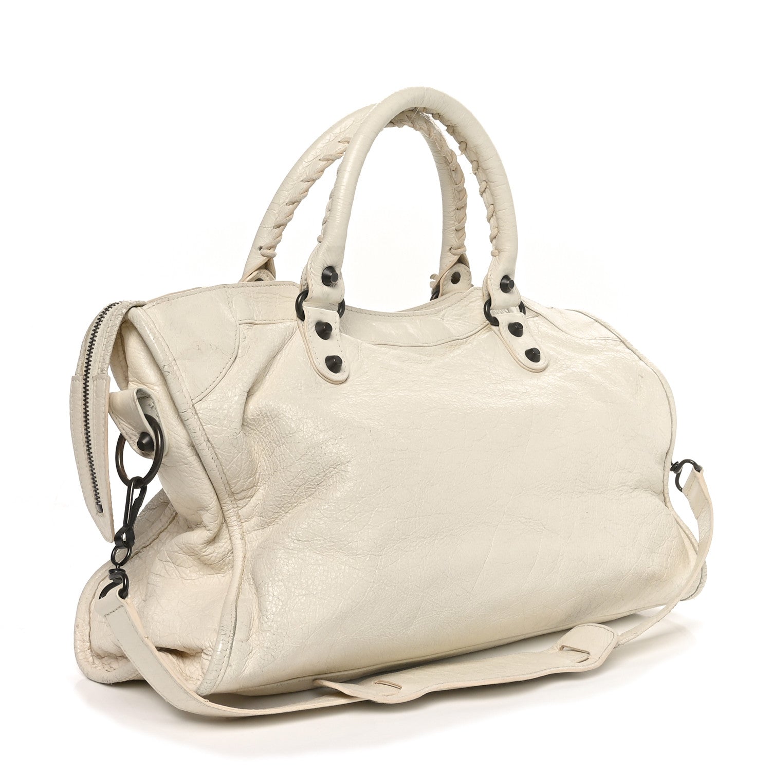 Balenciaga Agneau Classic Hardware City Ivory 4 of 14