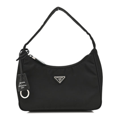 Prada Tessuto Nylon Mini Re-Edition 2000 Bag Black 1 of 14