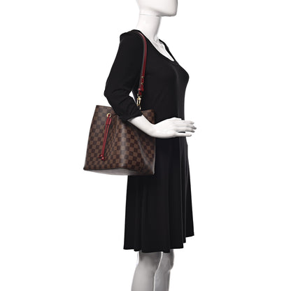 Louis Vuitton Damier Ebene Neonoe MM Cherry Berry 2 of 8