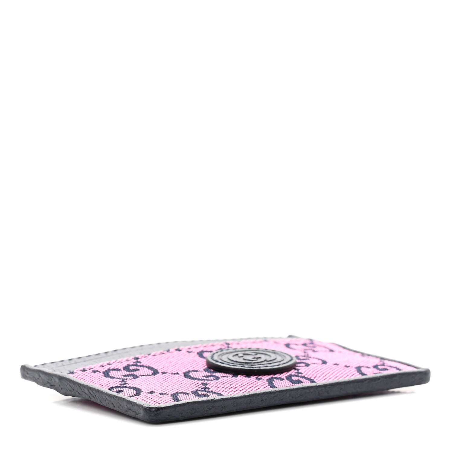 Gucci Monogram Multicolor Retro Interlocking G Card Holder Pink Blue 4 of 7
