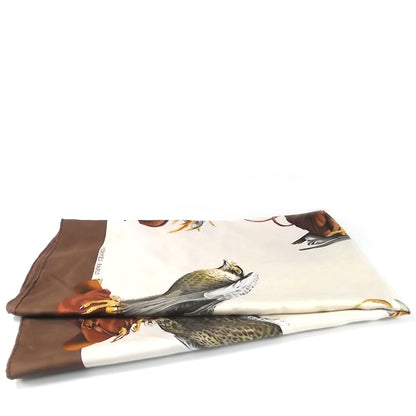 Hermes Silk Chasse A Vol Scarf 90 7 of 7