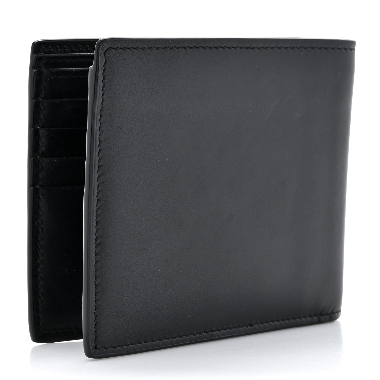 Smooth Calfskin Monogram East West Wallet Black